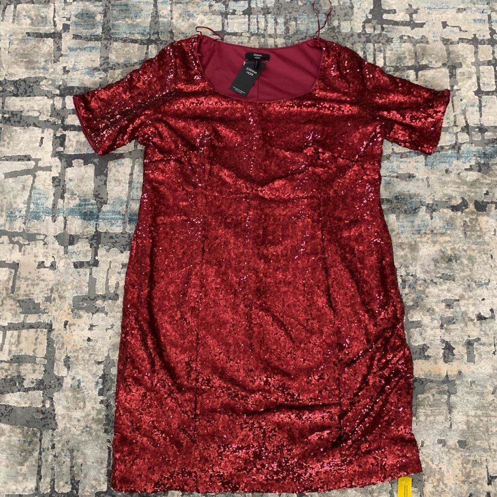 JoAnna Hope Sequin Red Dress Size 20